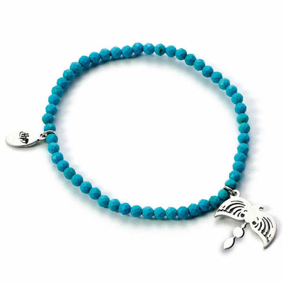Harry Potter Stone Bracelet With Sterling Silver Charm Diadem - Gift Arch