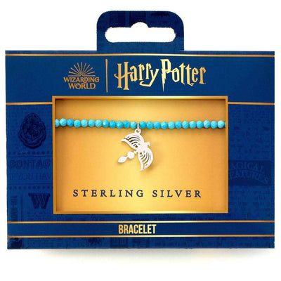 Harry Potter Stone Bracelet With Sterling Silver Charm Diadem - Gift Arch