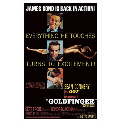 James Bond Poster Goldfinger 215 - Gift Arch