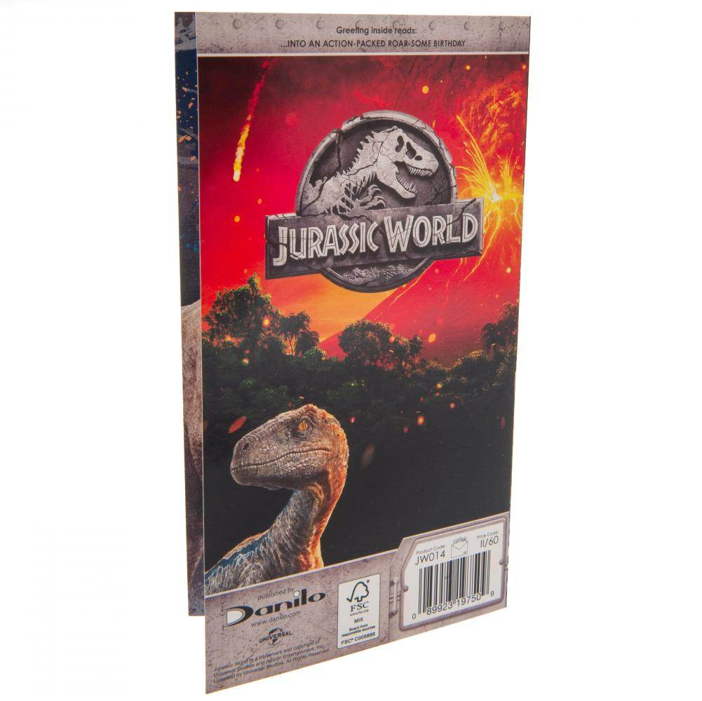 Jurassic World Birthday Card - Gift Arch
