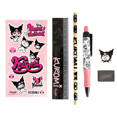 Kuromi 6pc Stationery Set - Gift Arch