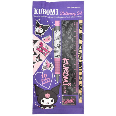Kuromi 6pc Stationery Set - Gift Arch