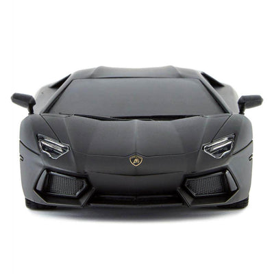 Lamborghini Aventador Radio Controlled Car 1:24 Scale Black - Gift Arch