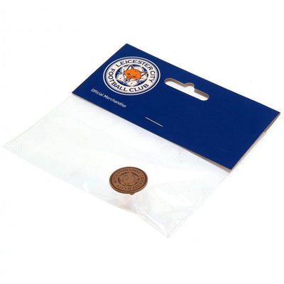 Leicester City FC Antique Gold Crest Badge - Gift Arch