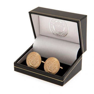 Leicester City FC Gold Plated Cufflinks - Gift Arch
