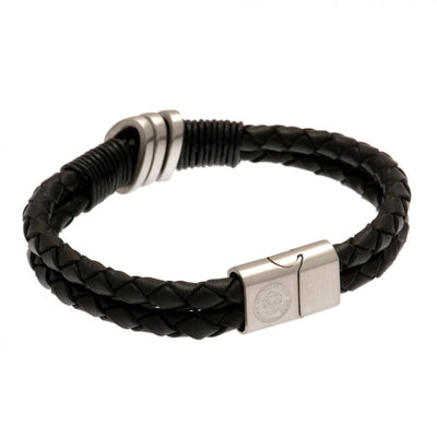 Leicester City FC Leather Bracelet - Gift Arch