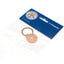 Leicester City FC Rose Gold Crest Keyring - Gift Arch