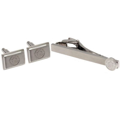 Leicester City FC Tie Slide & Cufflink Set - Gift Arch