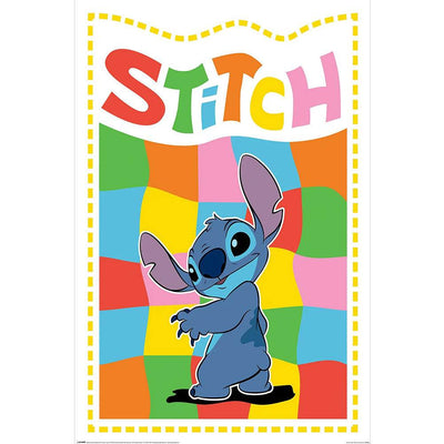 Lilo & Stitch Chequered Poster 235 - Gift Arch
