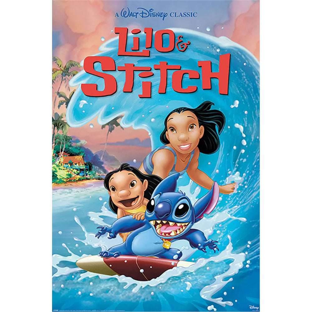 Lilo & Stitch Poster Wave Surf 178 - Gift Arch