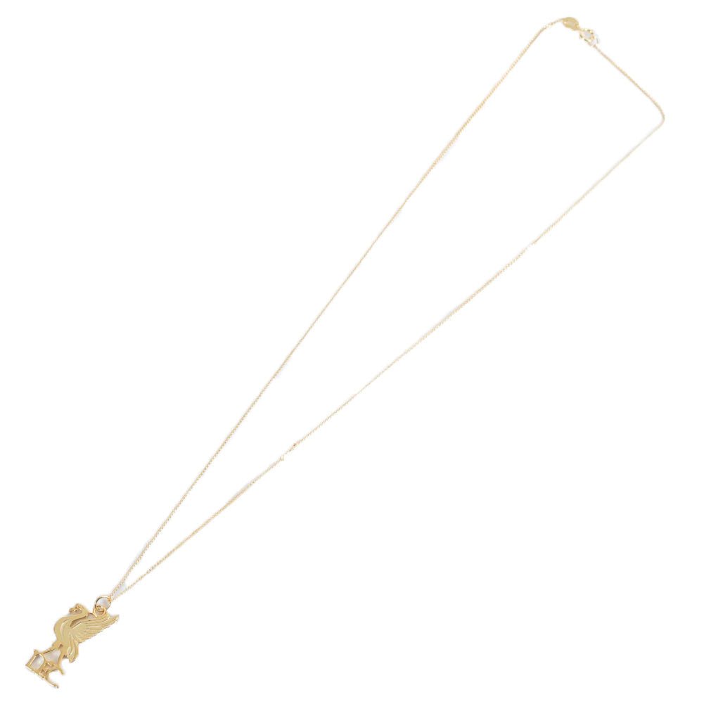 Liverpool FC 18ct Gold Plated on Silver Liverbird Pendant & Chain - Gift Arch