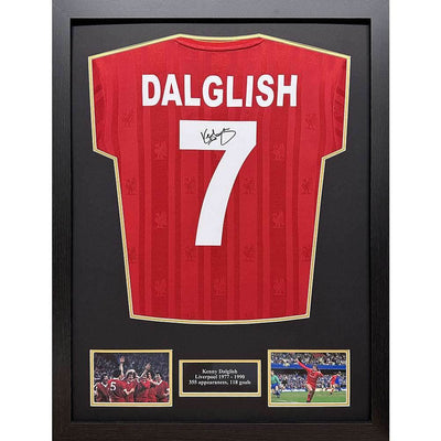 Liverpool FC 1986 Dalglish Signed Shirt (Framed) - Gift Arch
