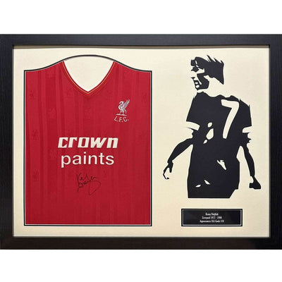 Liverpool FC 1986 Dalglish Signed Shirt Silhouette - Gift Arch