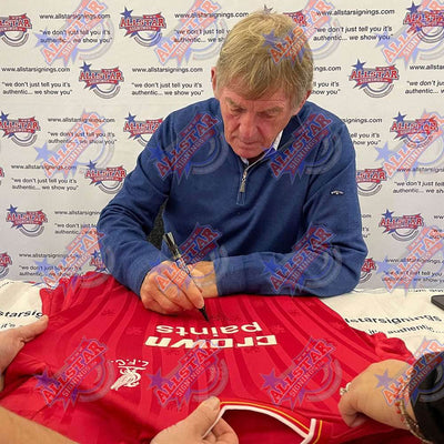 Liverpool FC 1986 Dalglish Signed Shirt Silhouette - Gift Arch