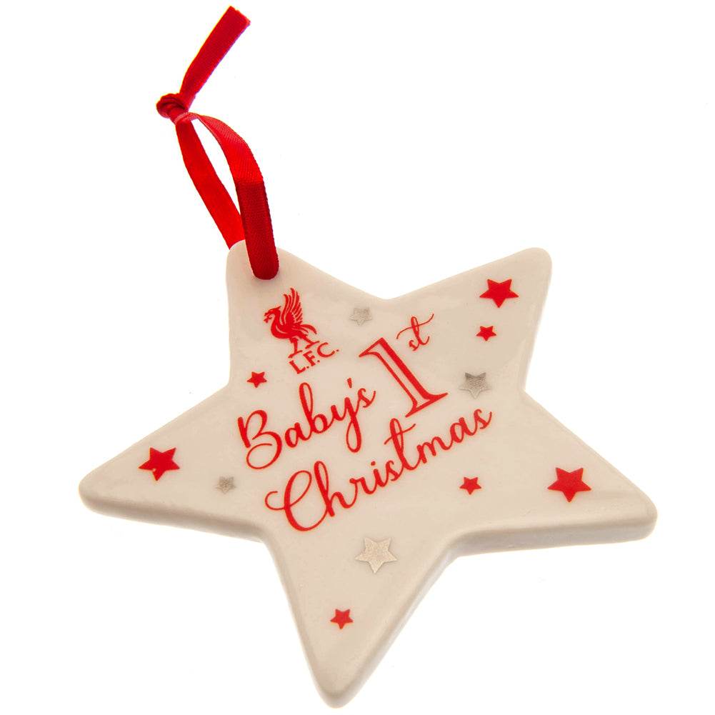Liverpool FC Baby's First Christmas Decoration - Gift Arch