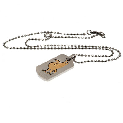 Liverpool FC Bi Colour Cut Out Dog Tag & Chain - Gift Arch
