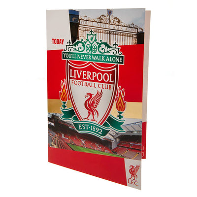 Liverpool FC Birthday Card With Stickers - Gift Arch