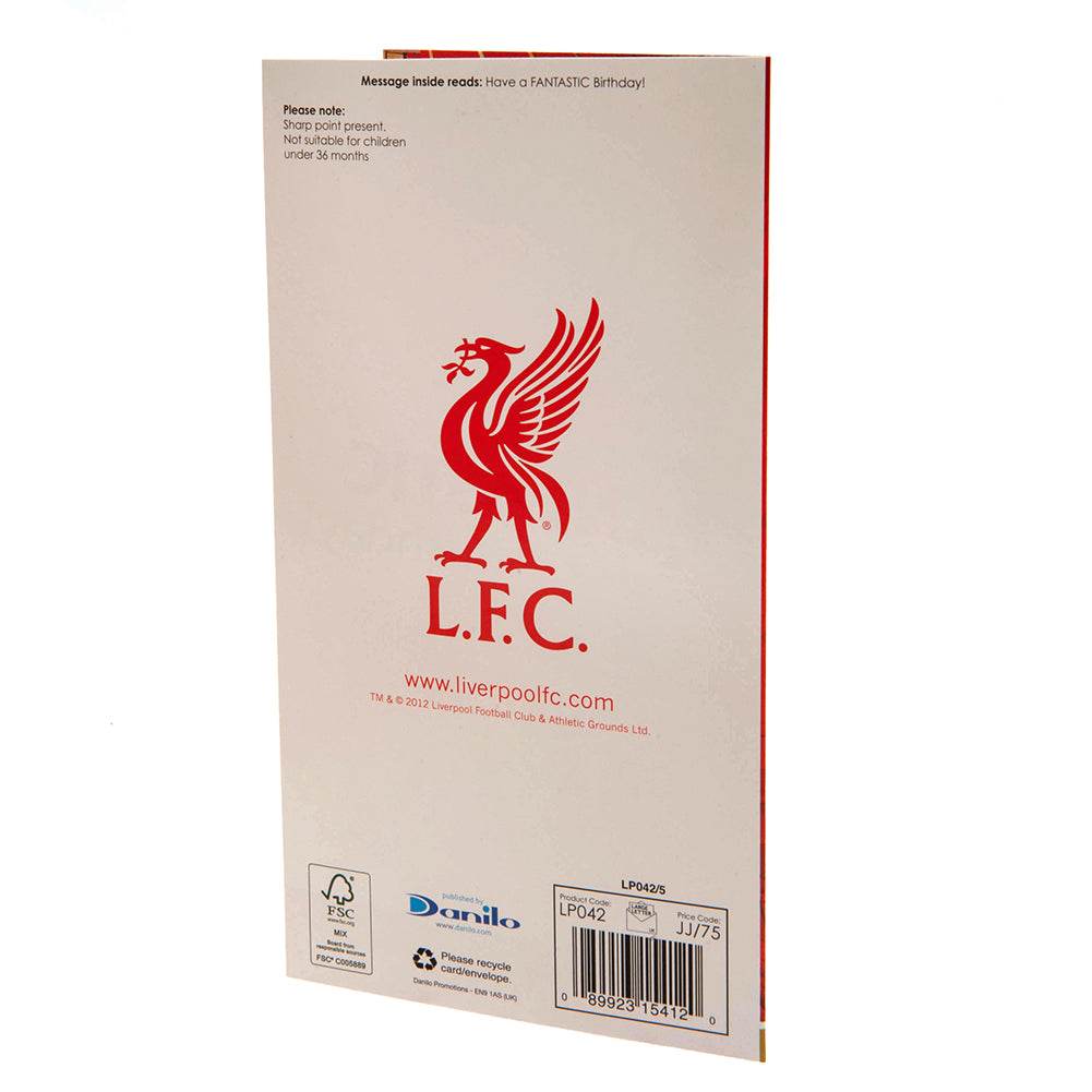 Liverpool FC Boy Birthday Card - Gift Arch