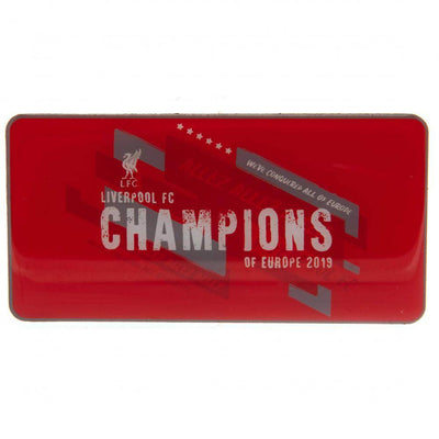 Liverpool FC Champions Of Europe Fridge Magnet - Gift Arch