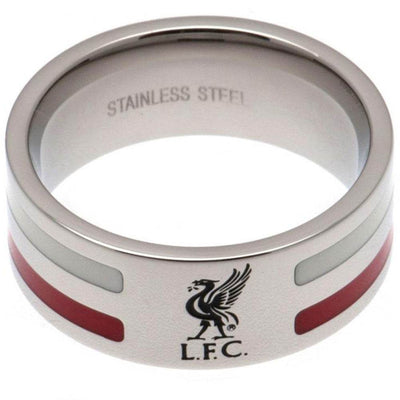 Liverpool FC Colour Stripe Ring Medium - Gift Arch