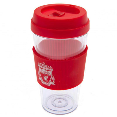 Liverpool FC Crest Silicone Grip Travel Mug - Gift Arch