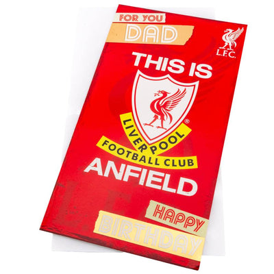 Liverpool FC Dad Birthday Card - Gift Arch