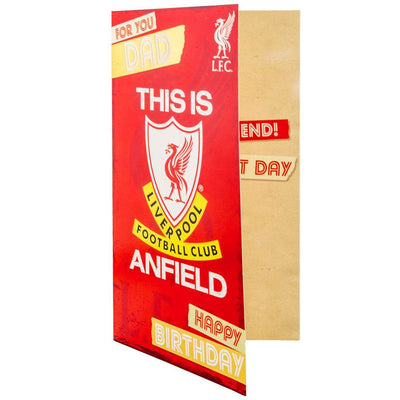 Liverpool FC Dad Birthday Card - Gift Arch