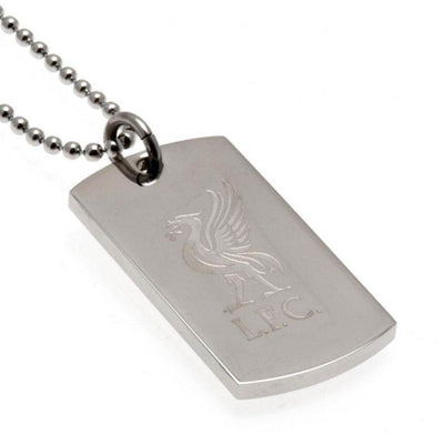 Liverpool FC Engraved Dog Tag & Chain LB - Gift Arch