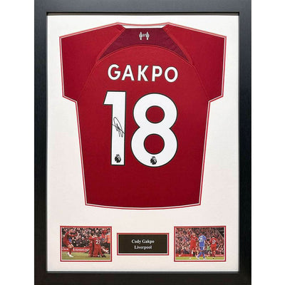 Liverpool FC Gapko Signed Shirt (Framed) - Gift Arch