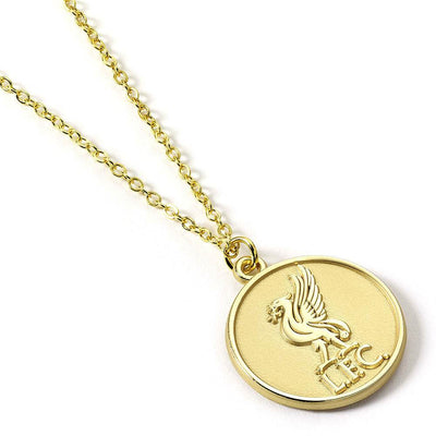 Liverpool FC Gold Finish Crest Necklace - Gift Arch