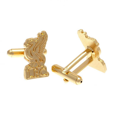 Liverpool FC Gold Plated Liverbird Cufflinks - Gift Arch