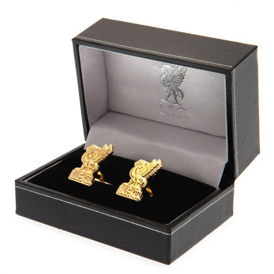 Liverpool FC Gold Plated Liverbird Cufflinks - Gift Arch