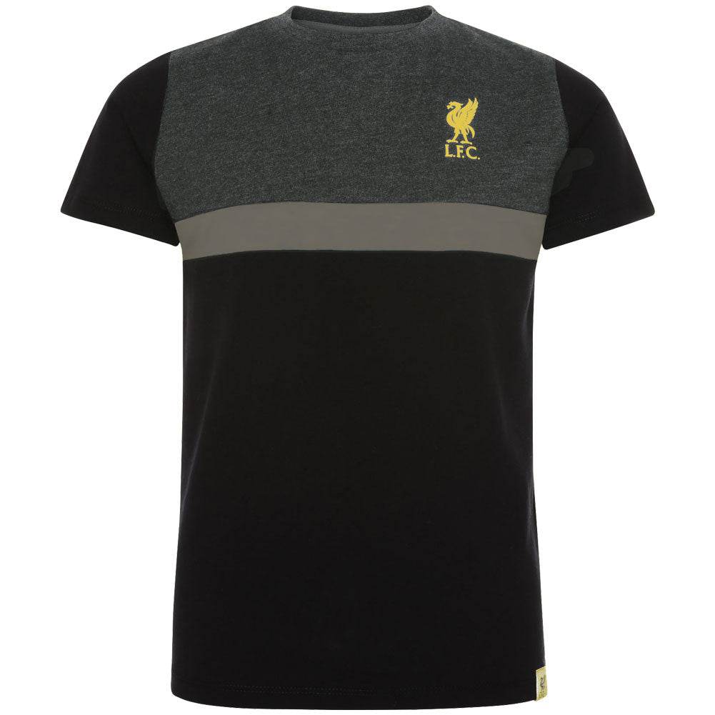 Liverpool FC Panel T Shirt Junior 5-6 Yrs - Gift Arch