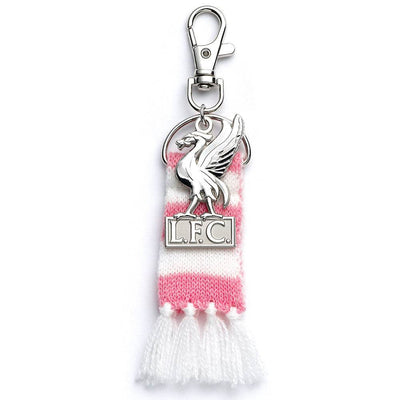 Liverpool FC Pink Bar Scarf Bag Charm - Gift Arch
