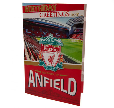 Liverpool FC Pop-Up Birthday Card - Gift Arch