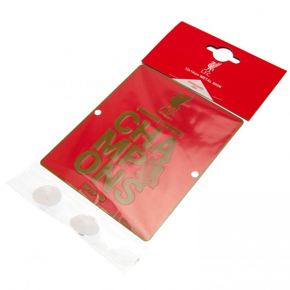Liverpool FC Premier League Champions Window Sign - Gift Arch