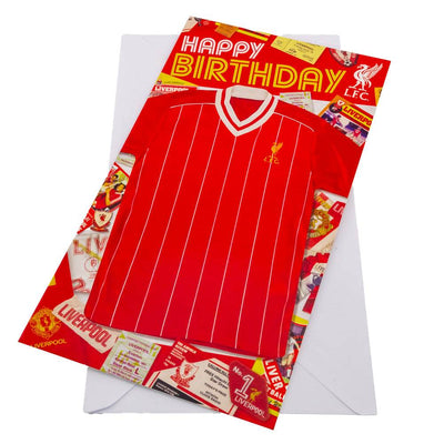 Liverpool FC Retro Shirt Birthday Card - Gift Arch
