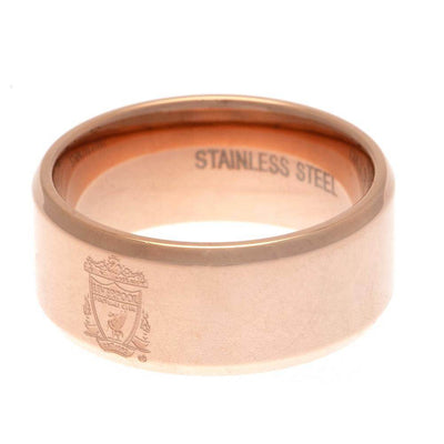 Liverpool FC Rose Gold Plated Ring Medium - Gift Arch