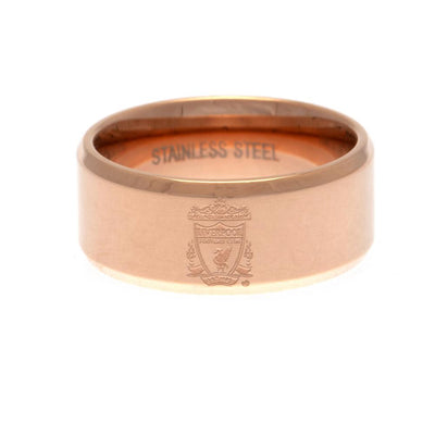 Liverpool FC Rose Gold Plated Ring Small - Gift Arch