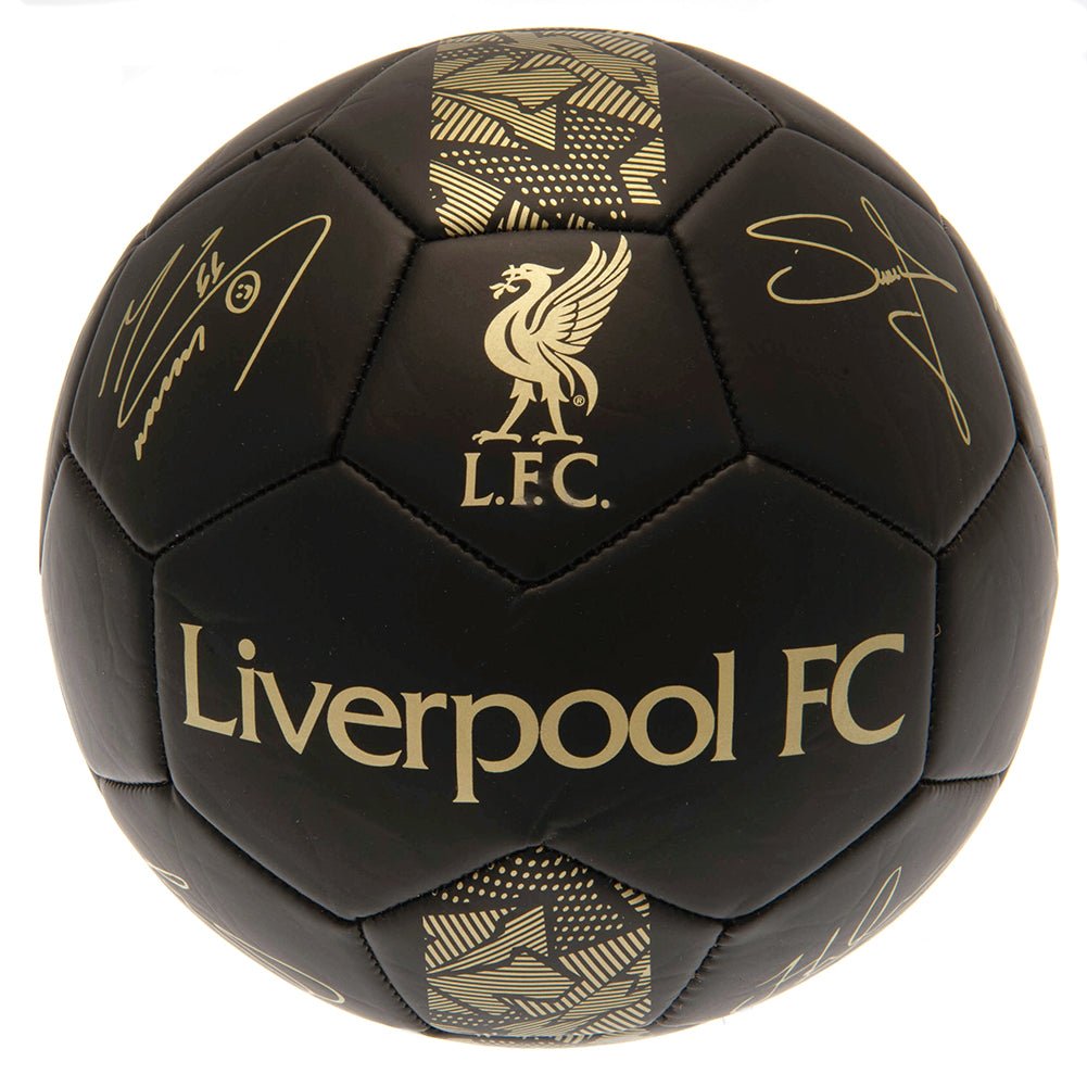 Liverpool FC Sig Gold Phantom Football - Gift Arch