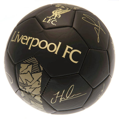 Liverpool FC Sig Gold Phantom Football - Gift Arch
