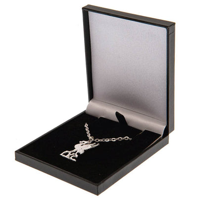 Liverpool FC Silver Plated Boxed Pendant LB - Gift Arch