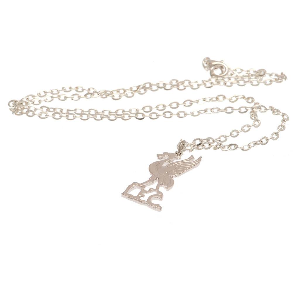 Liverpool FC Silver Plated Boxed Pendant LB - Gift Arch