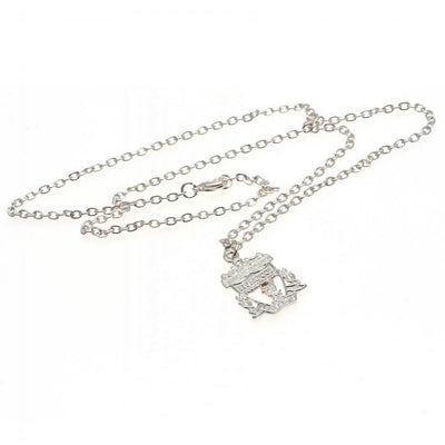 Liverpool FC Silver Plated Pendant & Chain CR - Gift Arch