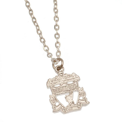 Liverpool FC Silver Plated Pendant & Chain CR - Gift Arch