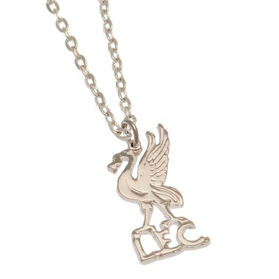 Liverpool FC Silver Plated Pendant & Chain LB - Gift Arch