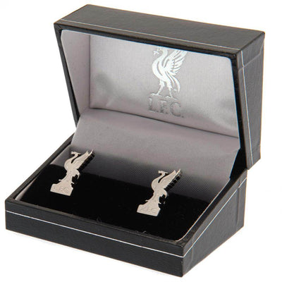 Liverpool FC Stainless Steel Formed Liverbird Cufflinks - Gift Arch