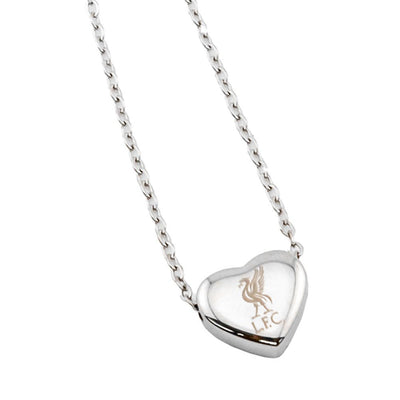 Liverpool FC Stainless Steel Heart Necklace - Gift Arch