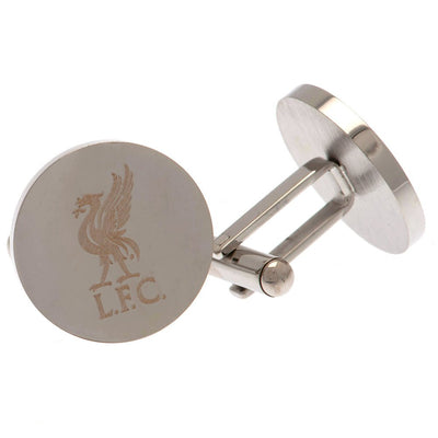 Liverpool FC Stainless Steel Round Cufflinks - Gift Arch