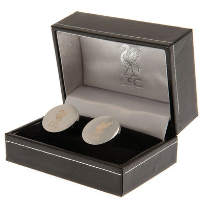 Liverpool FC Stainless Steel Round Cufflinks - Gift Arch